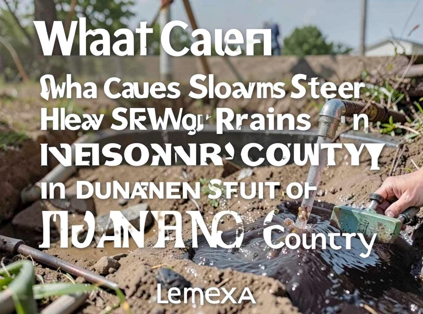 What Causes Slow Drains After Heavy Spring Rains in Johnson County